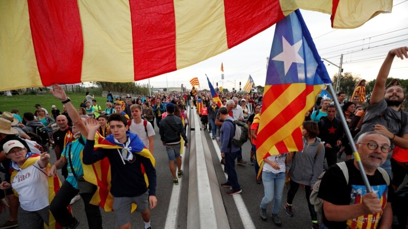 Каталонияда демонстрациялар уланып жатат