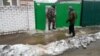 Hundreds Evacuated As Snowmelt Causes Flooding In Kazakhstan