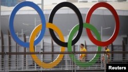 Рио-де-Жанейродаги олимпиада ҳалқалари.