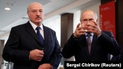 Aleksandr Lukașenka și Vladimir Putin (imagine: arhivă)