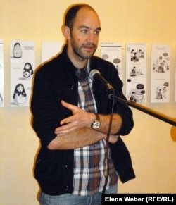 Николя Журну, автор комиксов и иллюстраций, художник. Караганда, 15 марта 2013 года.