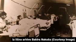 Pacijenti Opće bolnice, jedna od ratnih fotografija iz lične arhive dr. Bakira Nakaša