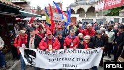 Veliki Marš antifašista, svih generacija i iz brojnih gradova u Sarajevu, 9. maj 