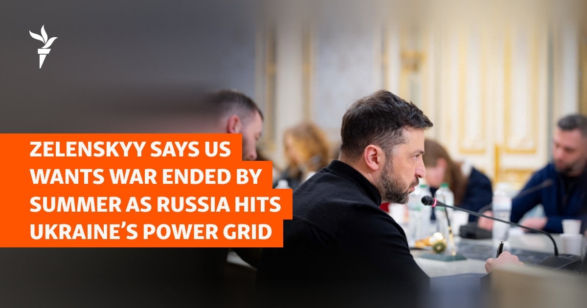 Zelenskyy Says US Wants War Ended By Summer As Russia Hits Ukraine's ...