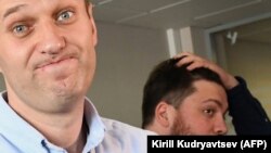 Алексей Навальный и Леонид Волков 