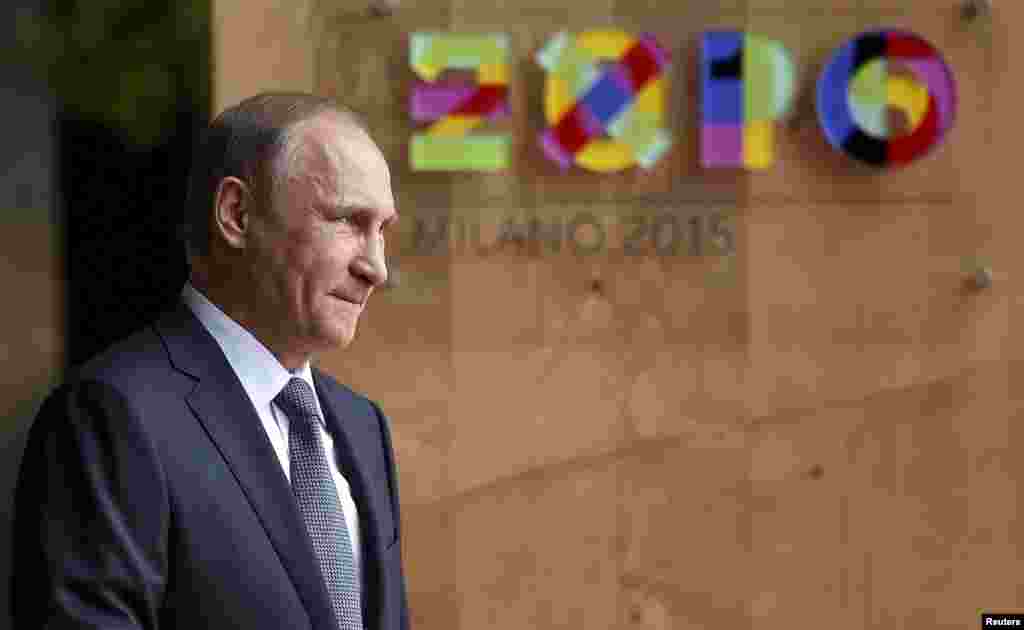 Президент России Владимир Путин на выставке &quot;Экспо-2015&quot;