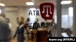 Қырымдағы ATR телеарнасының "Заман" жаңалықтар редакциясы. 31 наурыз 2015 жыл.