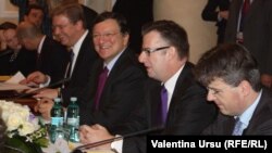 Jose Manuel Barroso și delegația UE la Chișinău, 30.11.2012