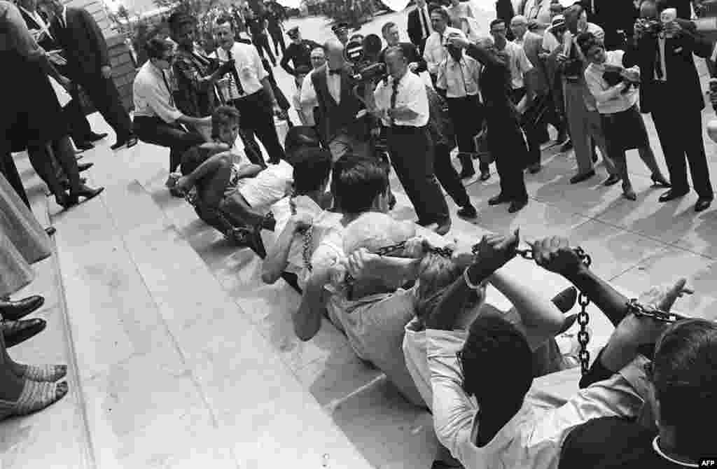 Aktivisti pokreta za građanska prava protiv rasne segregacije, New York, 23. august 1963. 