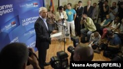 Boris Tadić na konferenciji za novinare, 6. maj 2012.