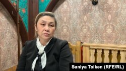 Розалия Бекзадина, 18-летний сын которой Алтынбек Орынтайулы был задержан на шествии 1 мая и арестован 2 мая на пять суток по обвинению в «неисполнении требования полиции».