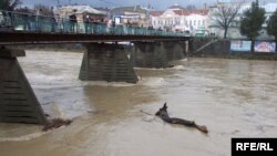 Ukraine - Floods Uzhorod 30Jul2008