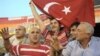 ARMENIA - Turkish national football team fans watch a pre-game training session in Yerevan on September 5, 2008. 