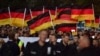 ادامه تظاهرات راست‌گرایان افراطی علیه سیاست‌های مهاجرتی در آلمان