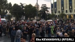 Protest la Tbilisi. 20 septembrie 2019