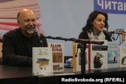 Андрій Курков на книжквому ярмарку в Сербії