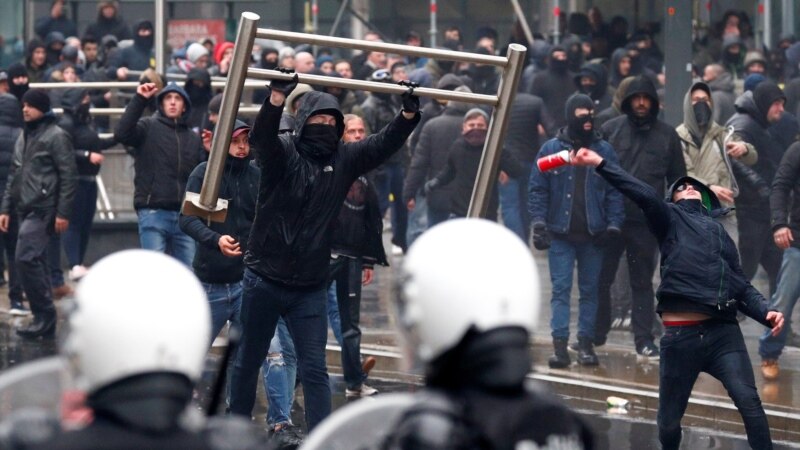 Sukob policije i desničara u Briselu 