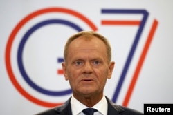 Donald Tusk la summitul G7