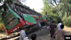 A previous bus accident in Punjab Province last year killed at least 27 people. (file photo)
