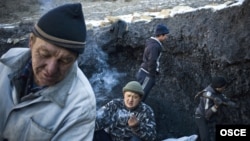 Қырғызстанның Мин-Куш ауылындағы ашық көмір кеніші. Көрнекі сурет. 