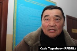 Рамазан Есергепов, президент правозащитной организации "Журналисты в беде". Алматы, 10 февраля 2014 года.