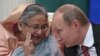 Премьер-министр Бангладеш Шейх Хасина и президент России Владимир Путин