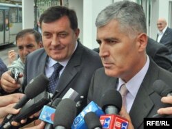 Lideri HDZ-a Dragan Čović i SNSD-a Milorad Dodik, fotografija iz 2009.