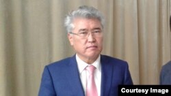 Арыстанбек Мухамедиулы в бытность министром культуры и спорта Казахстана. 2016 год