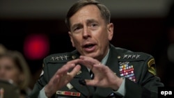 U.S. General David Petraeus testifies at his Senate hearing to become commander of the International Security Assistance Force and commander of U.S. forces in Afghanistan on June 29.