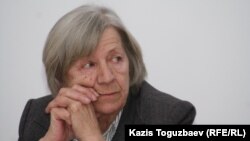 Алматыдағы Хельсинки комитетінің басшысы Нинель Фокина. Алматы, 4 наурыз 2011 жыл.