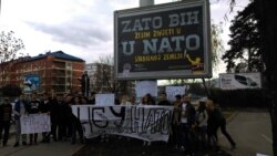Anti-NATO protest u Banjaluci (arhivska fotografija: 20. novembar 2016)