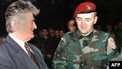 Željko Ražnatović Arkan sa Radovanom Karadžićem, 23. oktobar 1995.