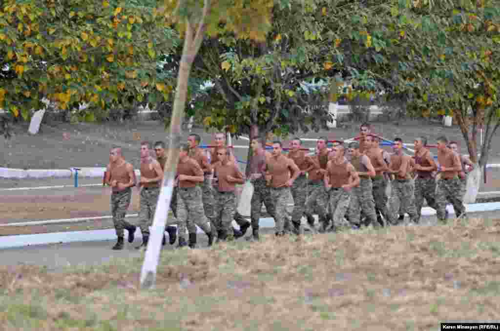 Nagorno Karabakh -- Life in one of military training camps in Karabakh, 28Oct2012