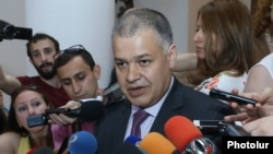 Armenian Justice Minister Davit Harutiunian has dismissed criticism of the draft legislation. (file photo)