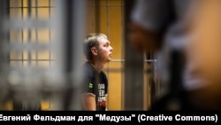 Иван Голунов в Никулинском суде Москвы, 7 июня 2019 года 