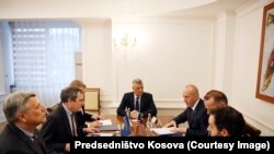 Predsjednik i premjer Kosova prilikom nedavnog susreta sa američkim zvaničnicima 