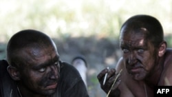 Спасатели на шахте "Суходольская-Восточная"
