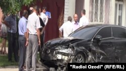 Тожикистондаги автоавариялардан бири.
