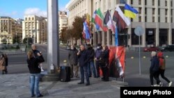 "Азат Идел-Урал" хәрәкәте Киев үзәгендә "Хәтер көне" чарасын үткәрә. 2020 елның 18 октябре