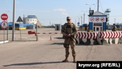 КПВВ «Чонгар» на админгранице с Крымом