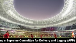 2022-ci il Futbol Dünya Çempionatının keçiriləcəyi Qatar stadionlarından biri