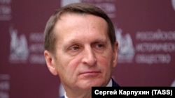 Sergei Naryshkin, Head of the Russian Foreign Intelligence Service