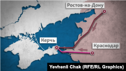 Россия запустила два кабеля в Крым: по дну моря и через мост