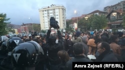 Jedan od protesta protiv vlasti na Kosovu 