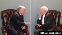 Edward Nalbandian və Javad Zarif