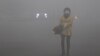 آلودگی هوا در شهر هائربین در شمال شرق چین