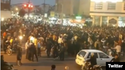 Протесты 1 января в иранском Лордегане 