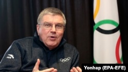 Thomas Bach, PyeongChang, 31 ianuarie 2018.