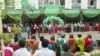 Церемония по случаю окончания учебного года в средней школе. Туркменистан