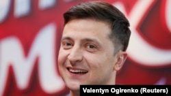Кандидат на пост президента Украины Владимир Зеленский